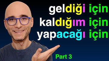 Turkish Grammar: "için" in Turkish | Reason & Result | Part 3