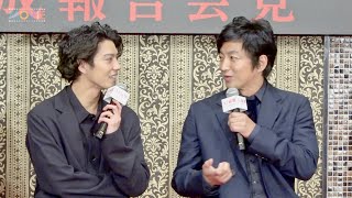 大沢たかお＆賀来賢人、有名人のマンションの値段でコミュニケーション!?／映画『AI崩壊』完成報告会見