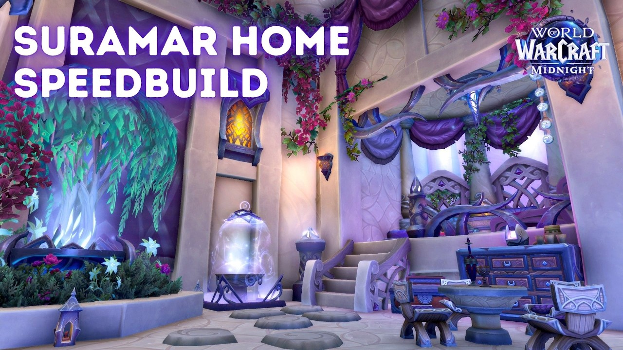 WoW Housing | Suramar home Speedbuild🫧 