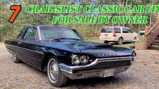 Vintage Beauties Unveiled: 7 Craigslist Classic Car Finds for Sale by Owner