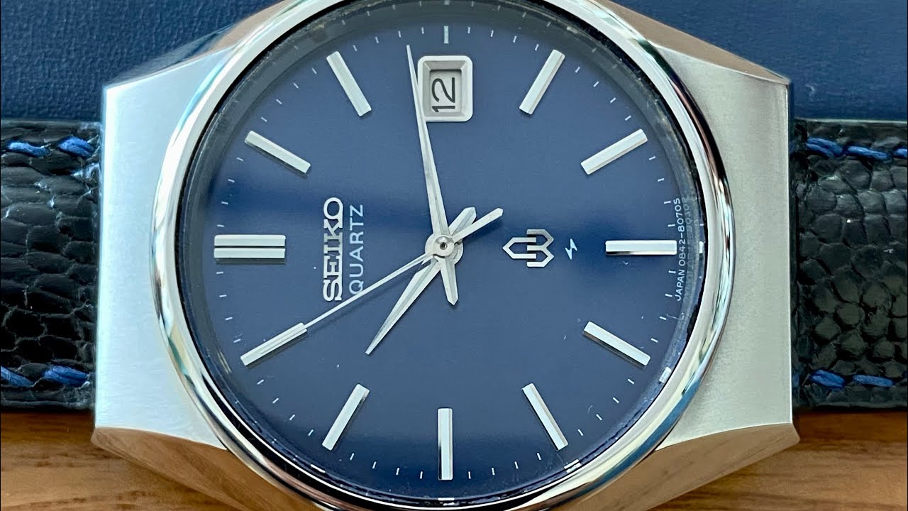 Vintage April 1976 Seiko Quartz 0482-8070 Type II On Custom