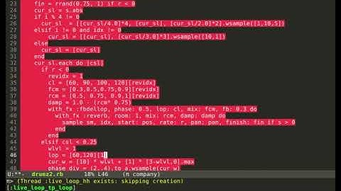 sonic pi snippet (4-30-2019)