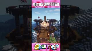 Minecraft Lighthouse Timelapse #shorts