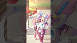 💖Me💖 and 💙@KitsuneAce_Tokufans 💙|Collab| #pokemon #sylveon #shinysylveon #collab