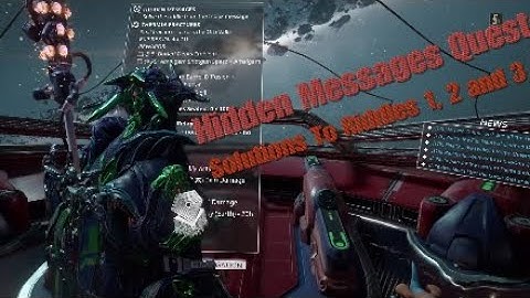 Warframe Hidden Messages Quest - Riddle Solutions - Riddles 1, 2 and 3!