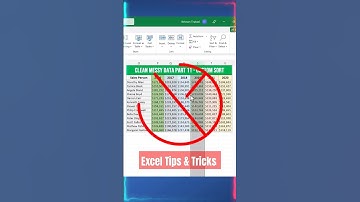 Custom Sort In #Excel #tipsandtricks