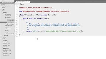Working With Controllers in Symfony 2