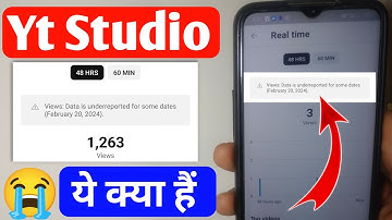 views data is underreported for some dates (20 february 2024) | data is underreported for some dates