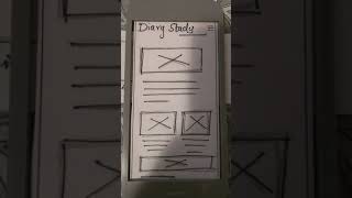 UX Portfolio Paper prototype 2