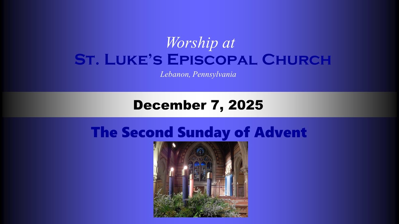 Holy Eucharist - The Second Sunday of Advent - YouTube