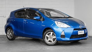 Blue 2014 Toyota AQUA G BLACK SOFT LEATHER S screenshot 3