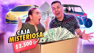 COMPRE CAJA MISTERIOSA DE LUJO POR $2500 | MI ESPOSO ME AYUDA A ABRIRLA