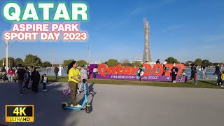 QATAR | Aspire Park - Sports Day 2023 4K UHD 60fps #qatar #doha #sports