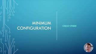 Cisco Catalyst 9800 Wireless Lan Controller Minimum Configuration