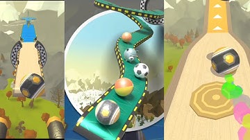 Action Balls - Gameplay Walkthrough  - Levels 64-67 - Ghost Race (iOS, Android)