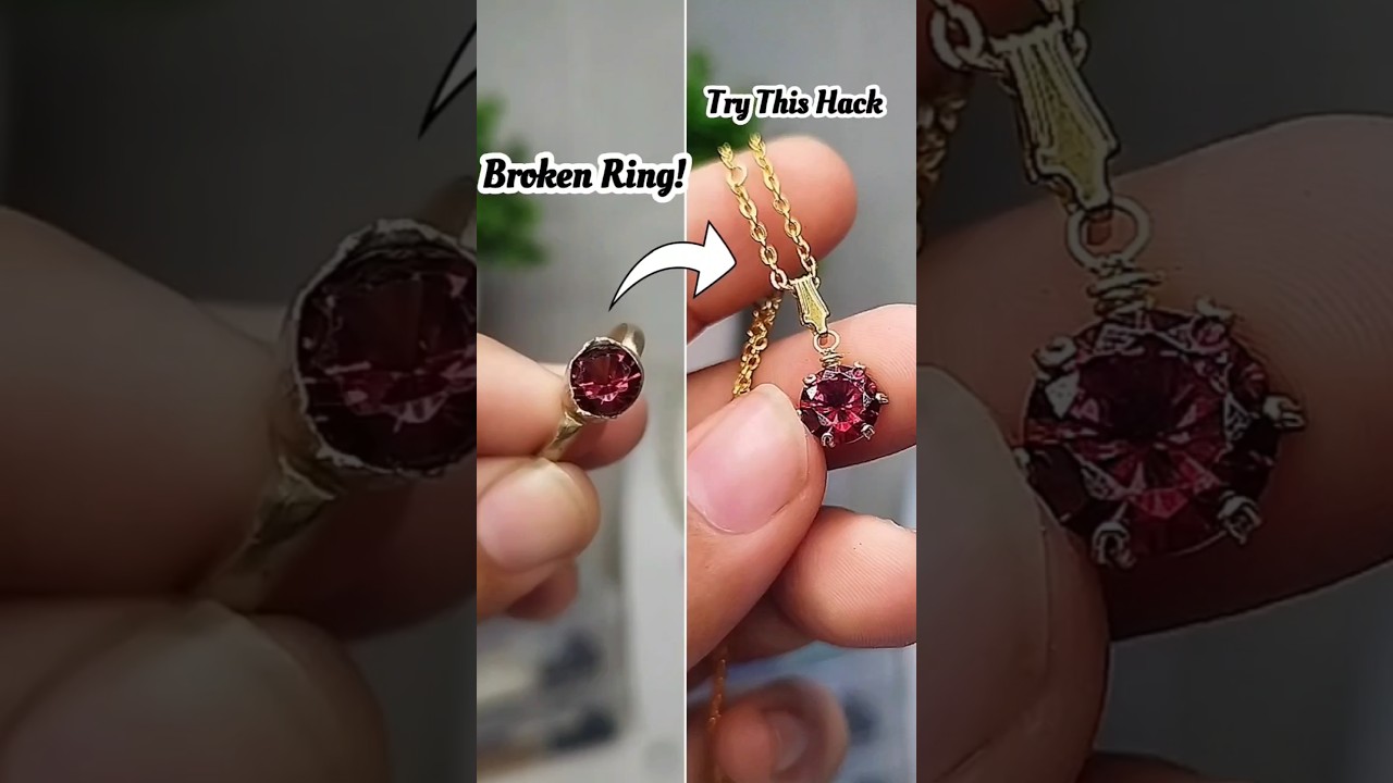 Не выбрасывайте сломанное кольцо! Попробуйте этот лайфхак 💍✨ 