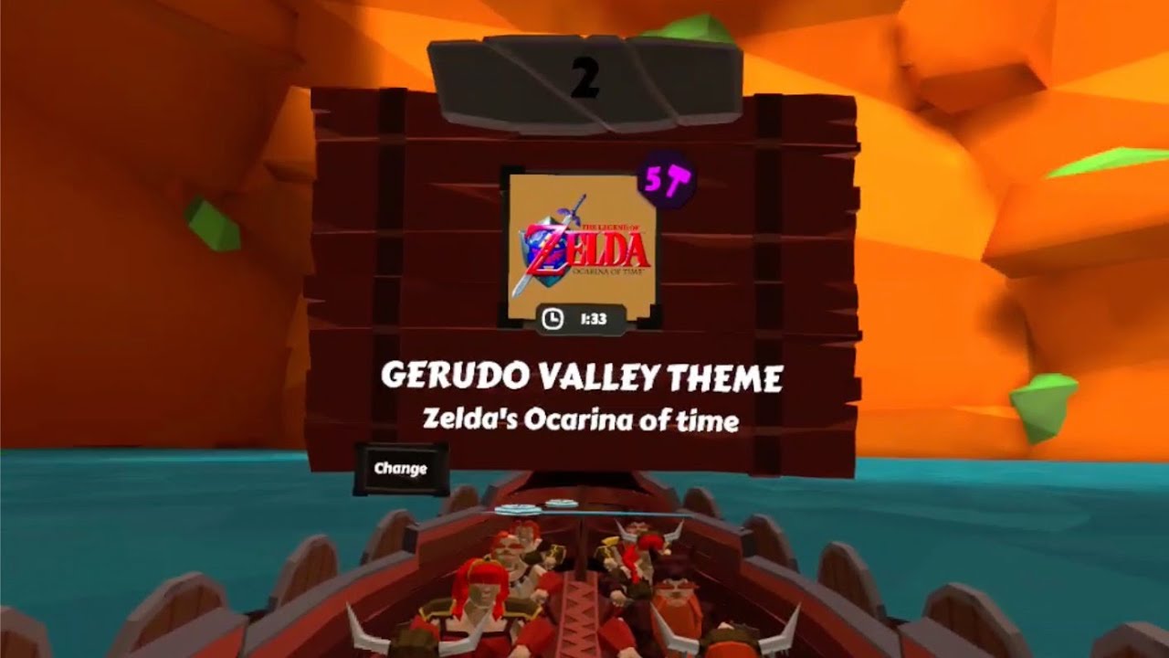 Gerudo Valley Theme (Zelda's Ocarina of Time) Level 5 🥉 Ragnarock VR YouTube