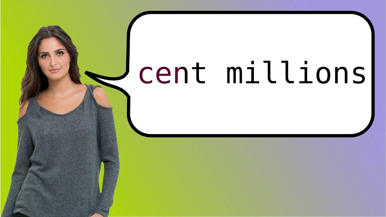 How To Say one Hundred Million In French YouTube