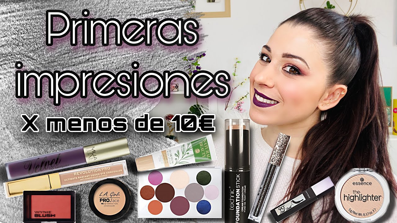 PRIMERAS IMPRESIONES ! muy LOW COST! Base TECHNIC 1,99€ , CRAYOLA, Revolution PRO, Labial 1€!!