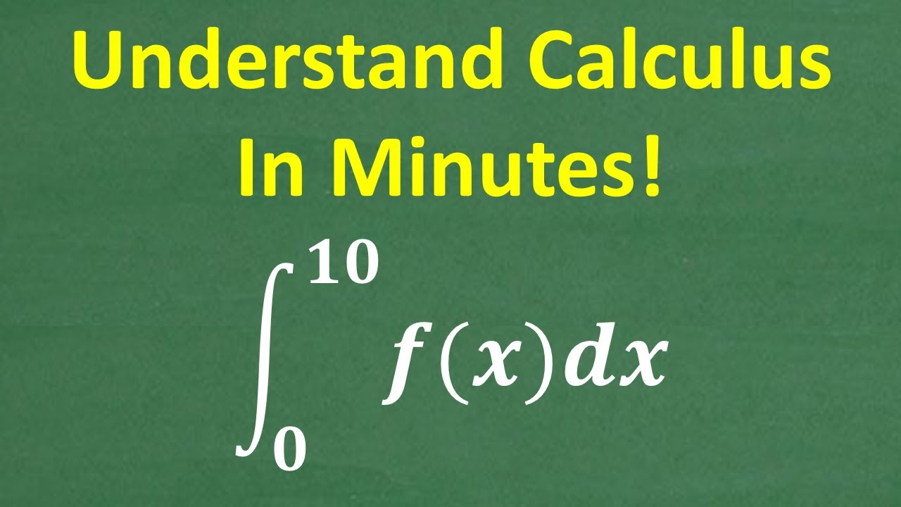 Calculus Made EASY! Finally Understand It in Minutes!