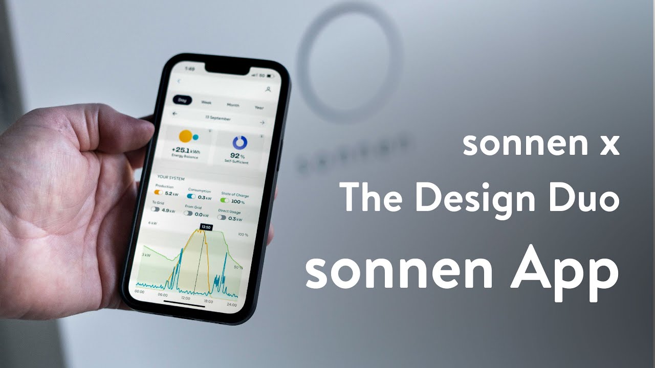 sonnen x Design Duo | sonnen App - 24/7 Energy Management