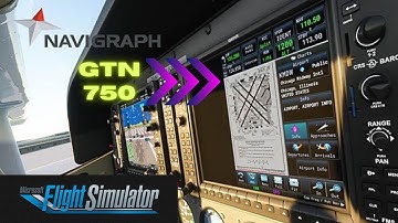 GARMIN GTN750 BY PMS50 WITH NAVIGRAPH INTEGRATION FOR MICROSOFT FLIGHT SIMULATOR 2020