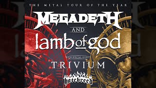 Megadeth, Lamb of God, Trivium, Hatebreed - The Metal Tour of The Year 2021