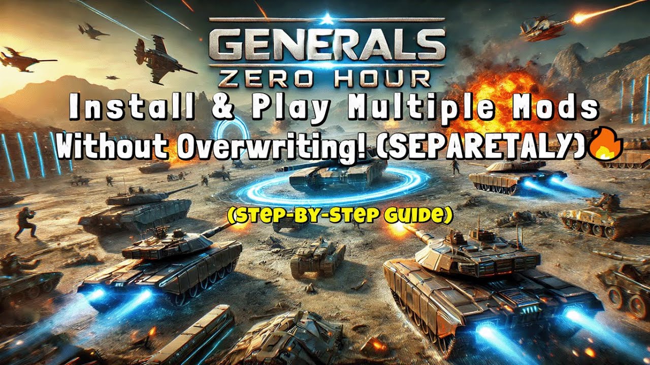 💯Install & Play Multiple Mods in Generals Zero Hour Correctly Without Overwriting-Step-by-Step Guide