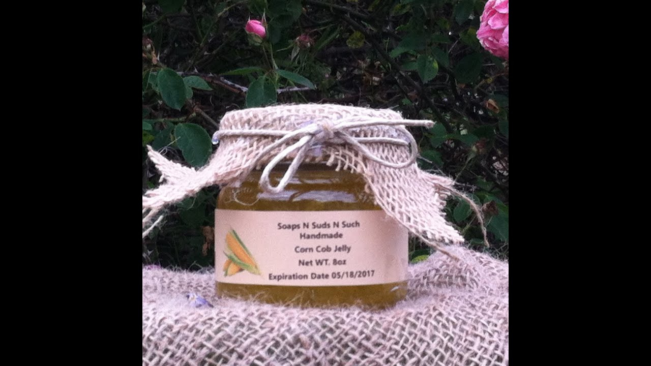 How to make corn cob Jelly, Making corn jam, Recipe YouTube