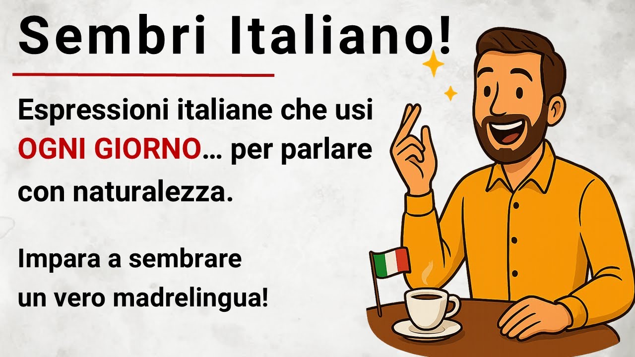 Espressioni italiane che usiamo ogni giorno ☕ | Sembrerai subito più naturale