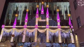 SAKS FIFTH AVE HOLIDAY 2021 LIGHT SHOW | NEW YORK | Haidee G