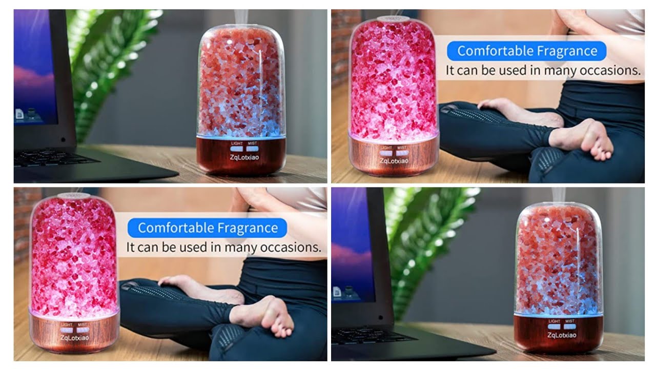 Trendy Oil Diffuser with Himalayan Salt 2022 | Link in Description