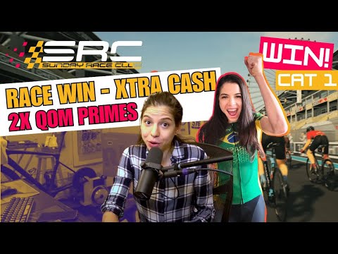 RACE WIN with xtra QOM Primes - MyWhoosh Sunday Race Club - Race report