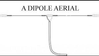 A dipole aerial for short wave listening
