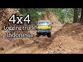 Logging medium truck on the mud