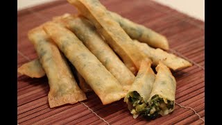Jain Methi Cheesy Corn Cigars | Sanjeev Kapoor Khazana