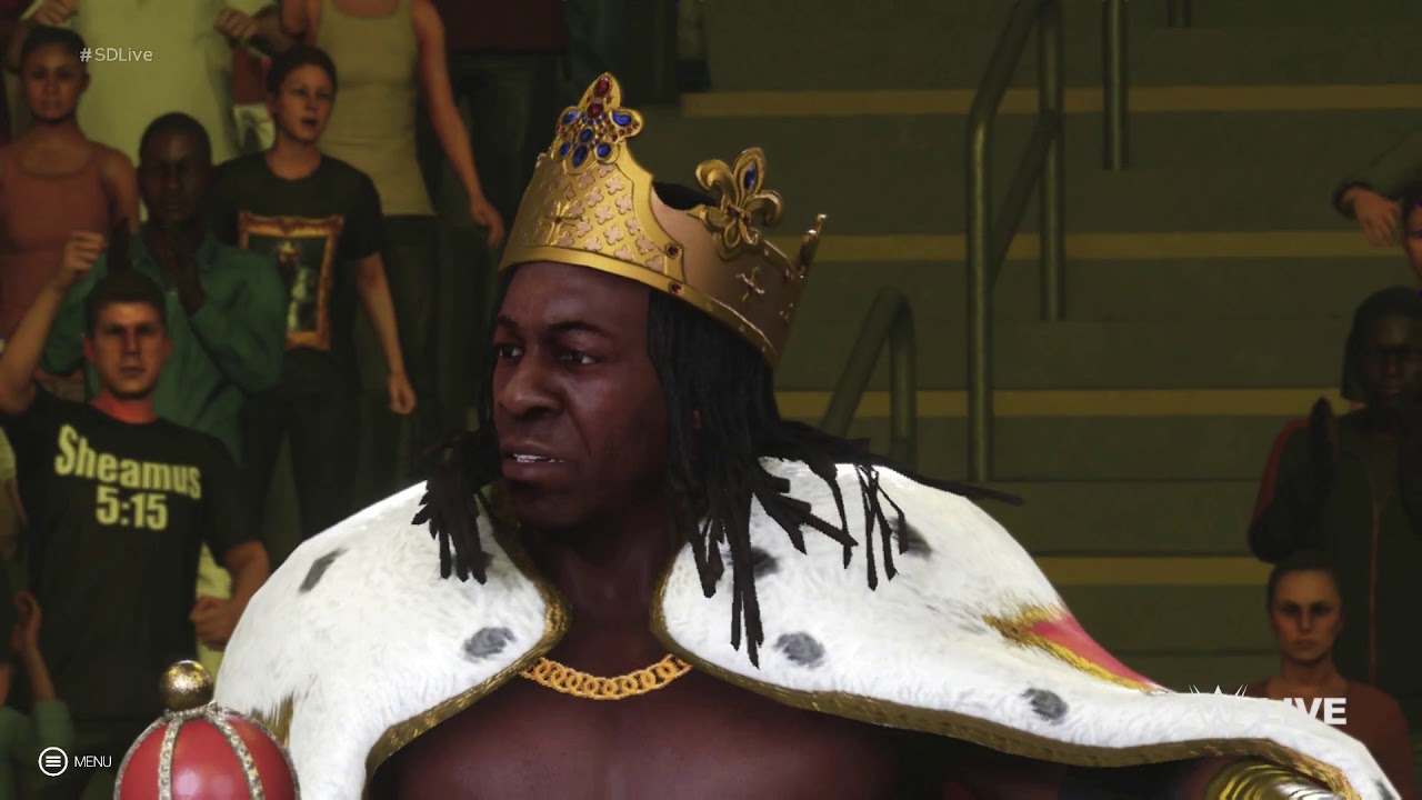 KING BOOKER - ENTRANCE & FINISHERS | WWE 2K19