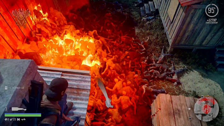 DAYS GONE - OLD SAW MILL HORDE ( EASY & LAZY WAY )