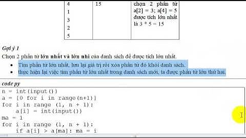 py maxprod  -  Học Scratch, python, pascal, C++ online