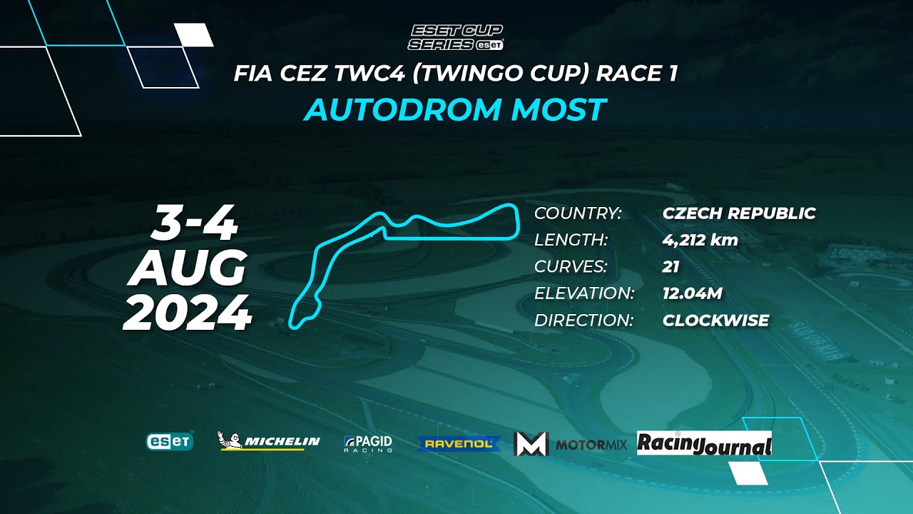 ESETCup 2024 - Most - SUZUKI SWIFT CUP EUROPE - Race 1