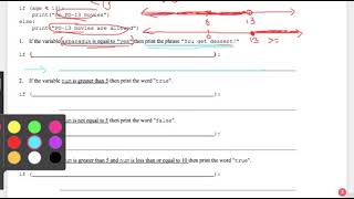Writing If Statement Worksheet 1
