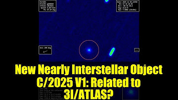 New Nearly Interstellar Object C/2025 V1: Related to 3I/ATLAS?