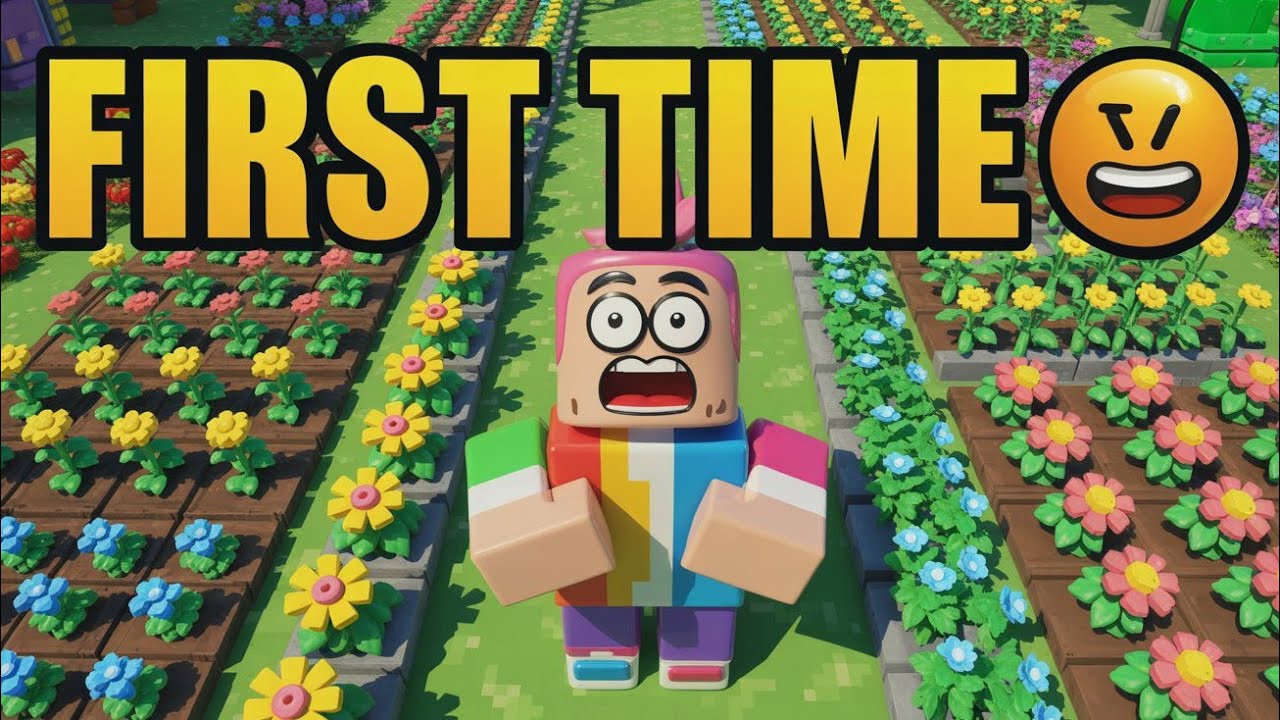 First Time Playing Grow a Garden 🌱 | Roblox Trending Game