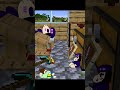trickshot. anthropomorphic minecraft　#shorts #minecraft #animationmemes