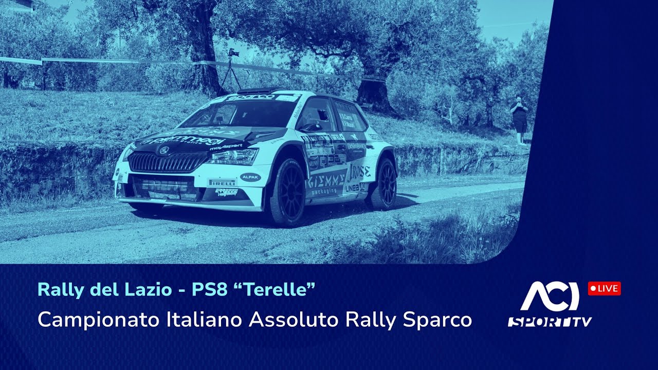 🔴 LIVE! | CIAR Sparco Rally del Lazio 2025 - PS8 "Terelle"