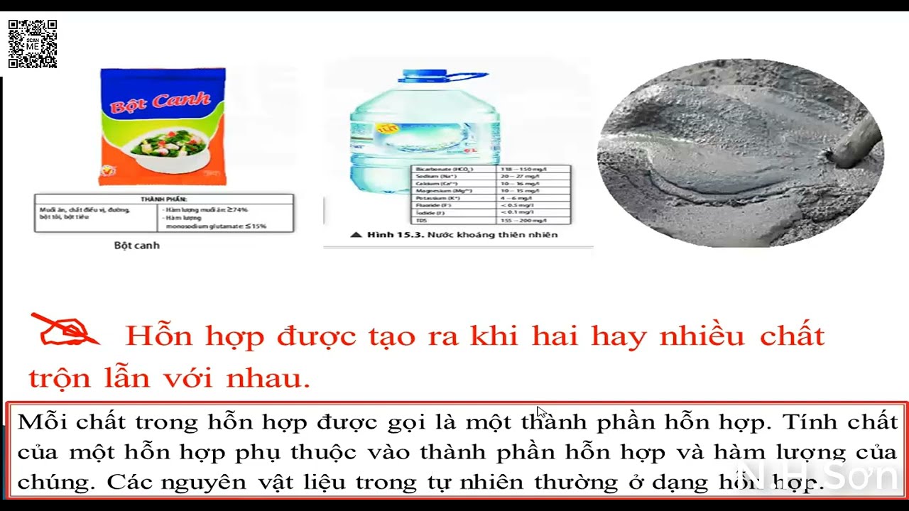 KHTN 6 (CTST) Bài 15: Chất tinh khiết, hỗn hợp.