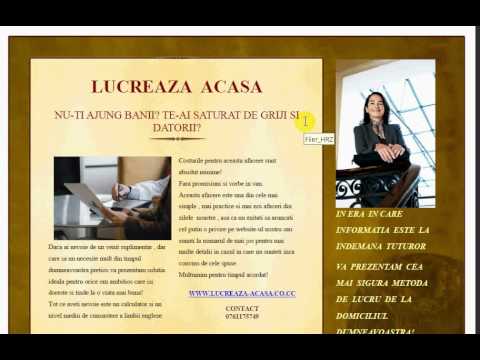 lucrează de la acasă)