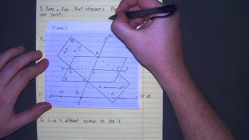 Points, Lines and Planes Part 2