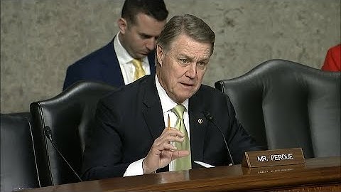Senator Perdue Armed Services Committee Hearing