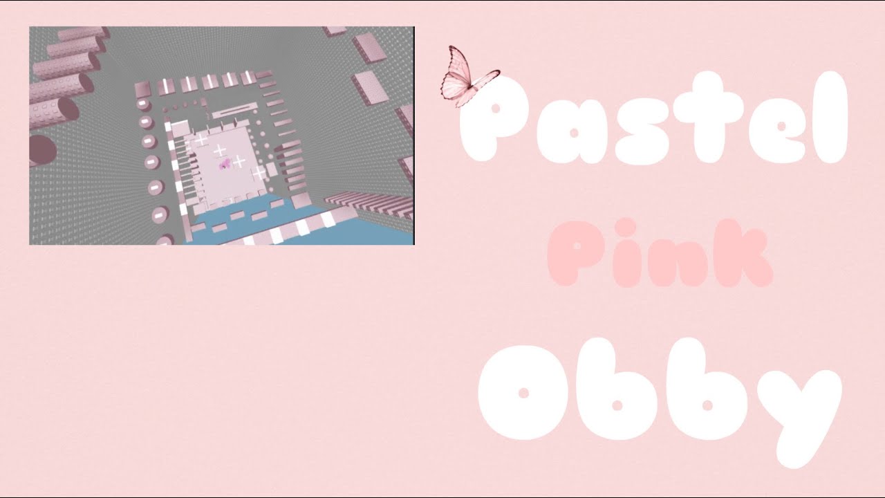 Playing The Pastel Pink Obby On Roblox YouTube 